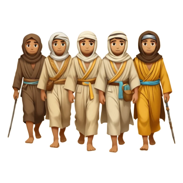 Desert Nomad Travelers sticker