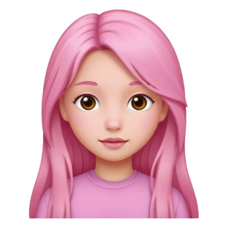 Pink hot cute sticker