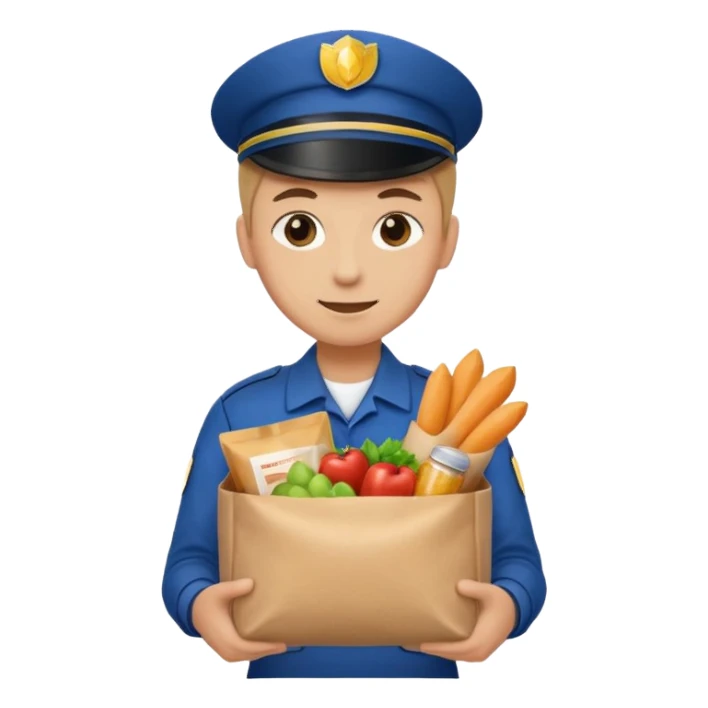 Food delivery sticker