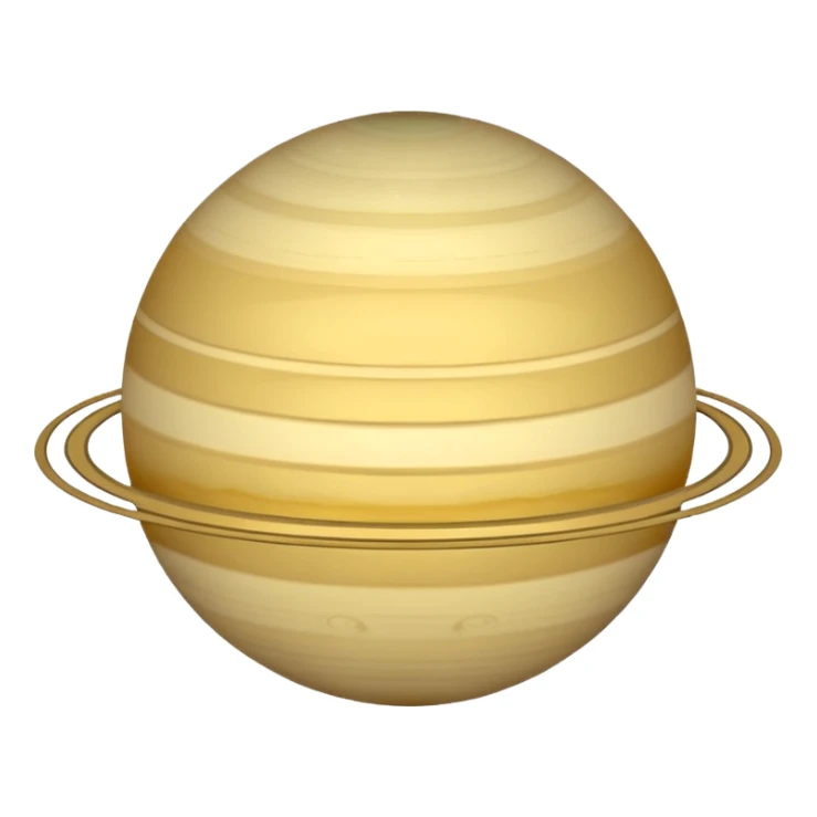 outline of saturn  sticker