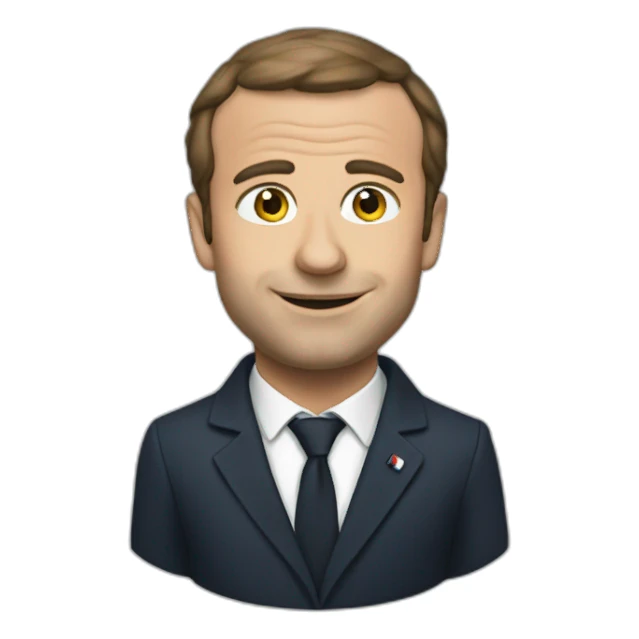 macron  sticker