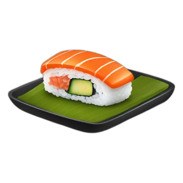 un sushi au téléphone sticker