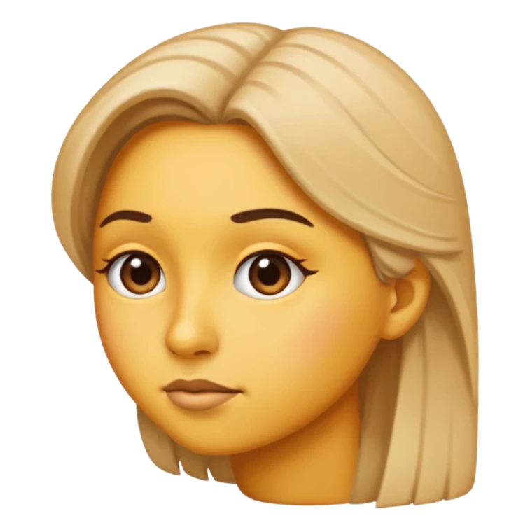 😒 side eye emoji like they’re judging you. Make it a side profile  sticker