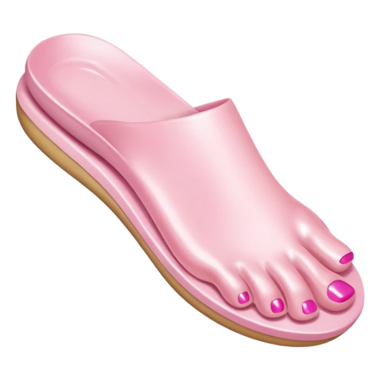 foot sole with lotion, pedicure sticker