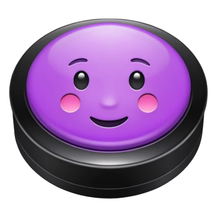 finder button in black and purple sticker