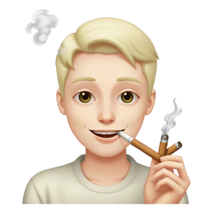 Smoking and being high off weed  sticker