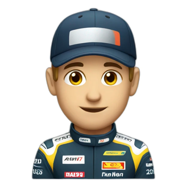 F1 driver sticker