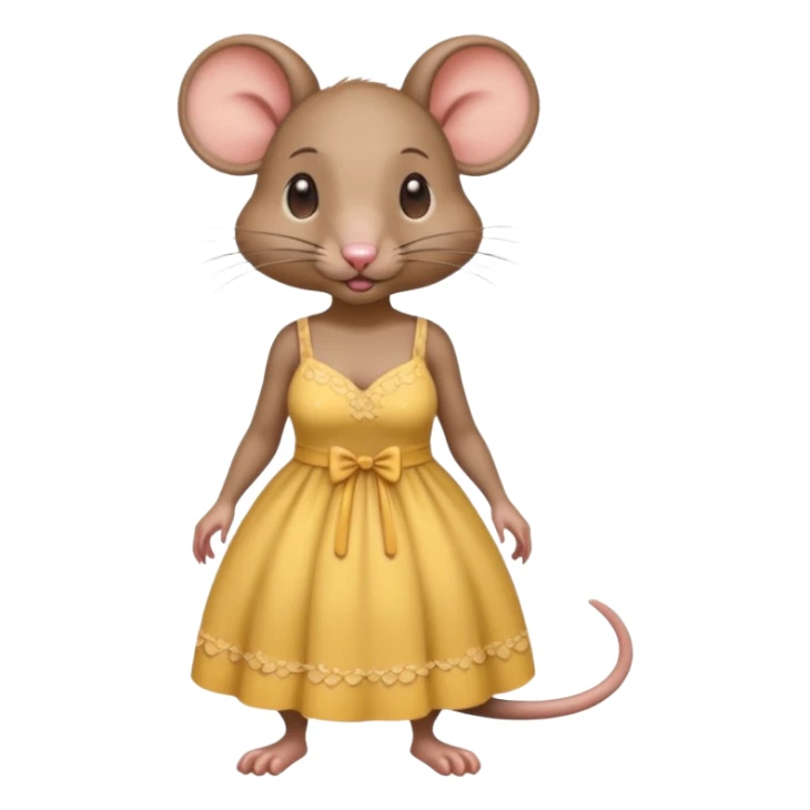 Rat with boobs sticker