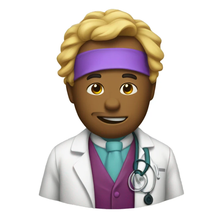 Barney dressed as Doctor  sticker