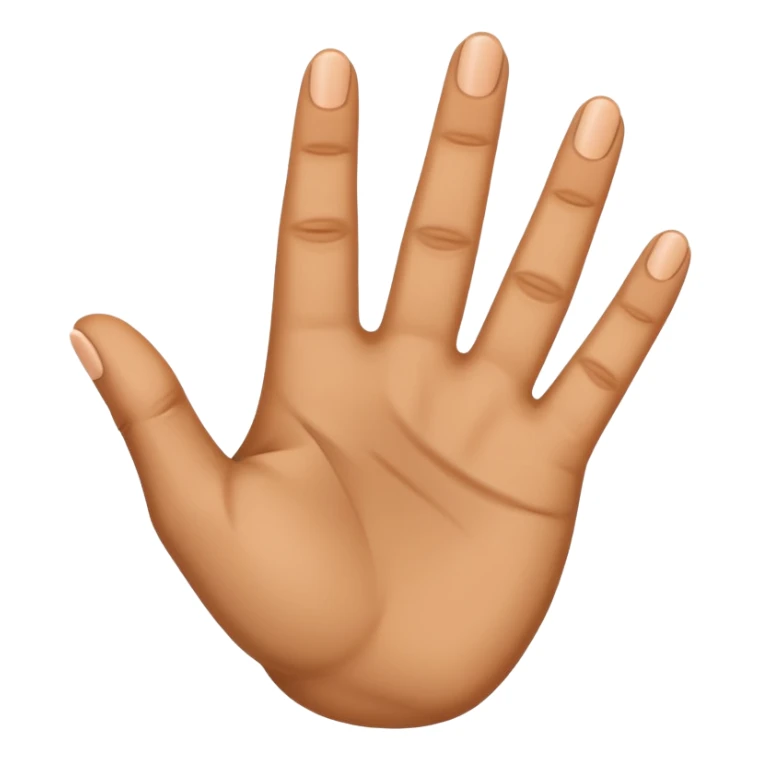 Three fingers up of a hand    sticker