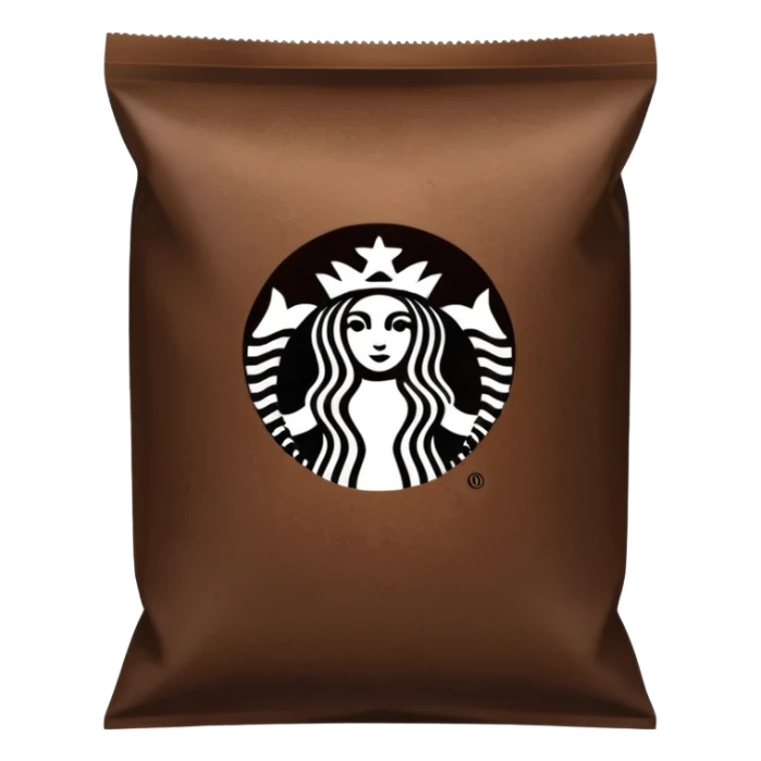 Starbucks ground coffee dark roast  sticker