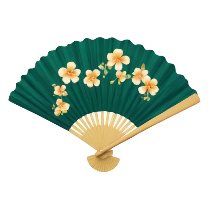 hand fan sticker