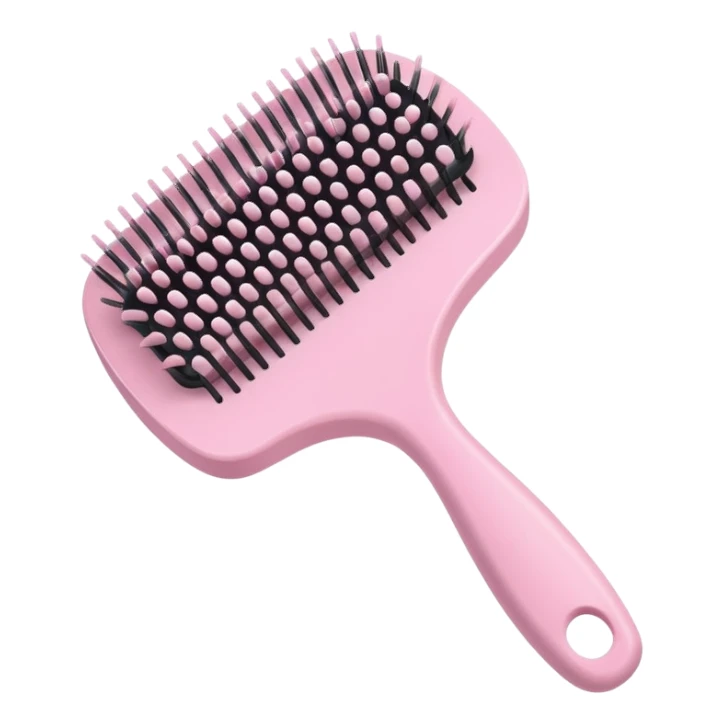 light pink hairbrush sticker