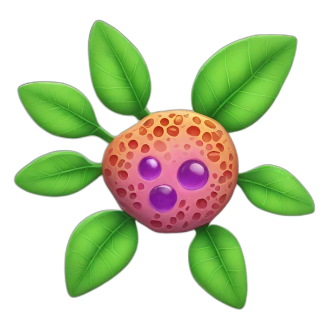 structure of a plant cell sticker