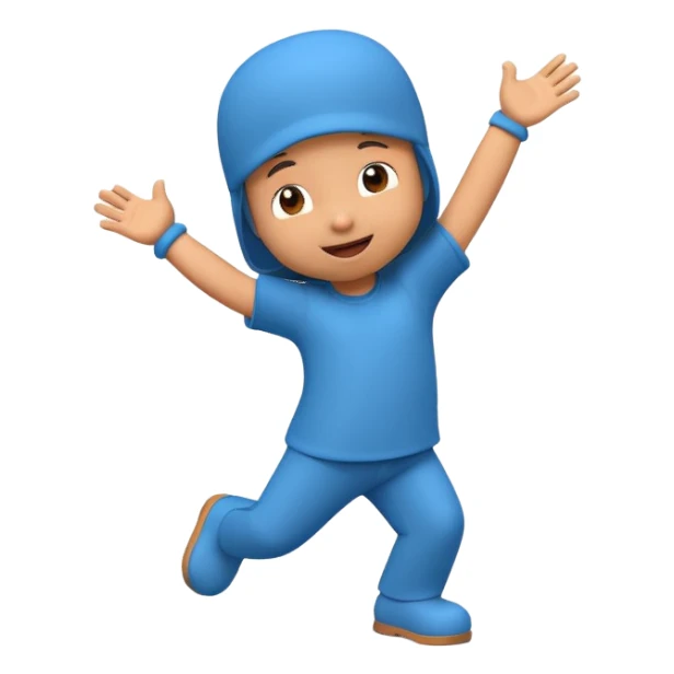 Pocoyo bailando sticker