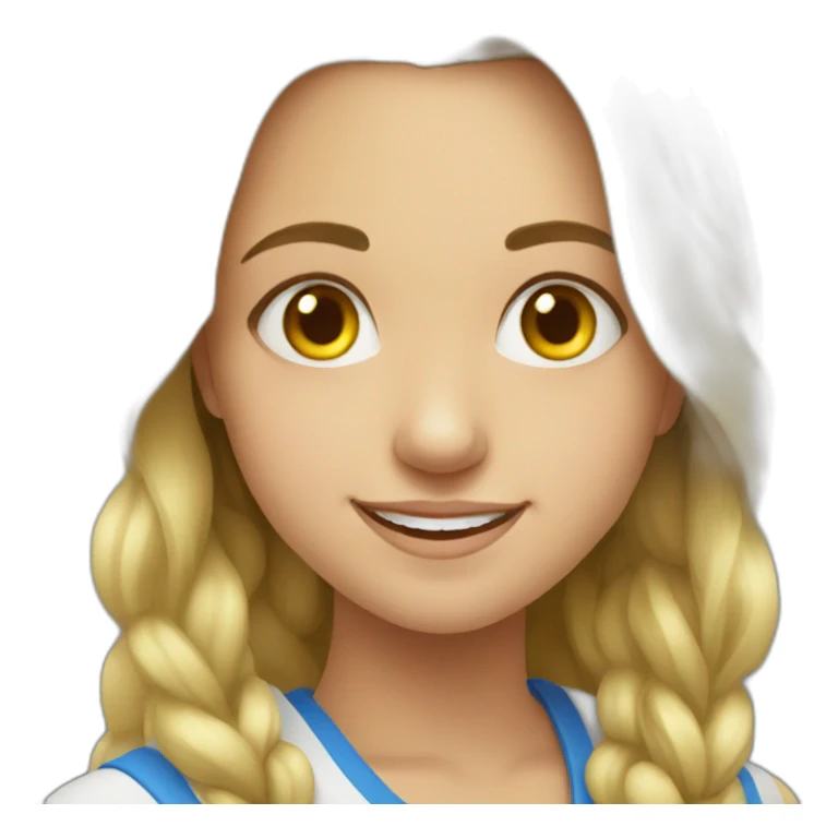 ukraine girl smile sticker