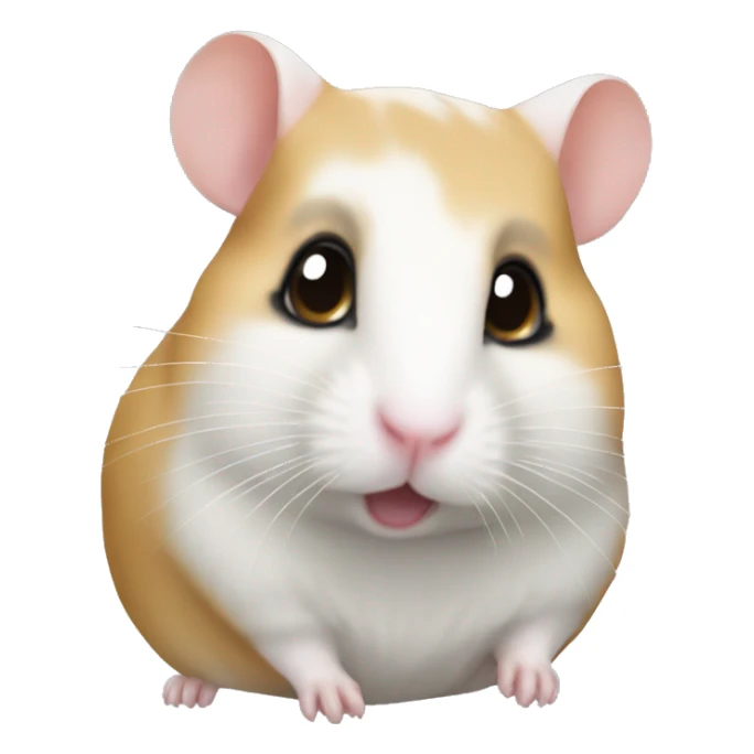 Arab white thobe male hamster head sticker