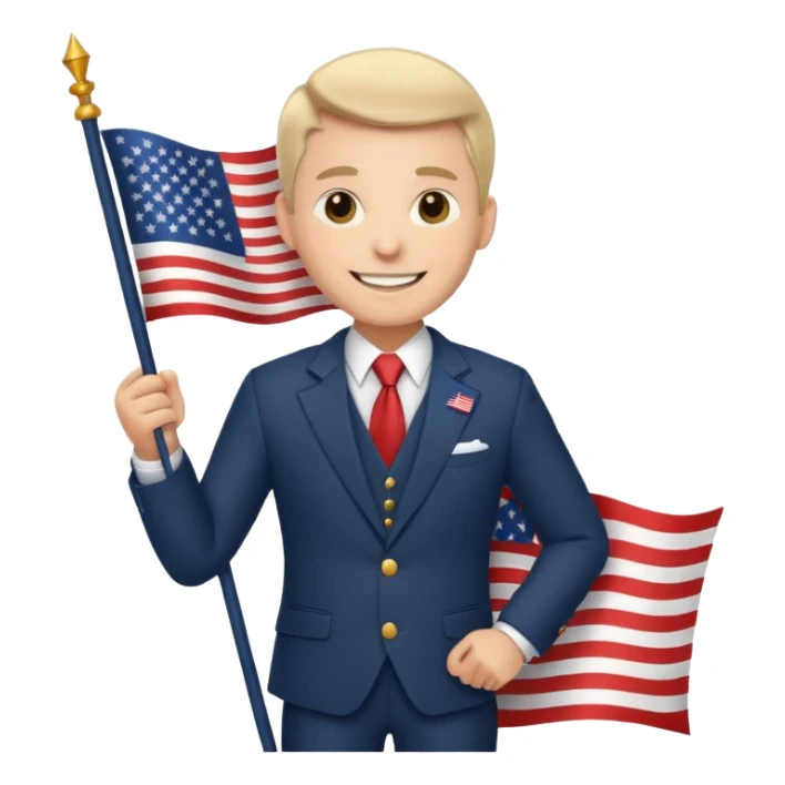 Patriotic Mayor sticker