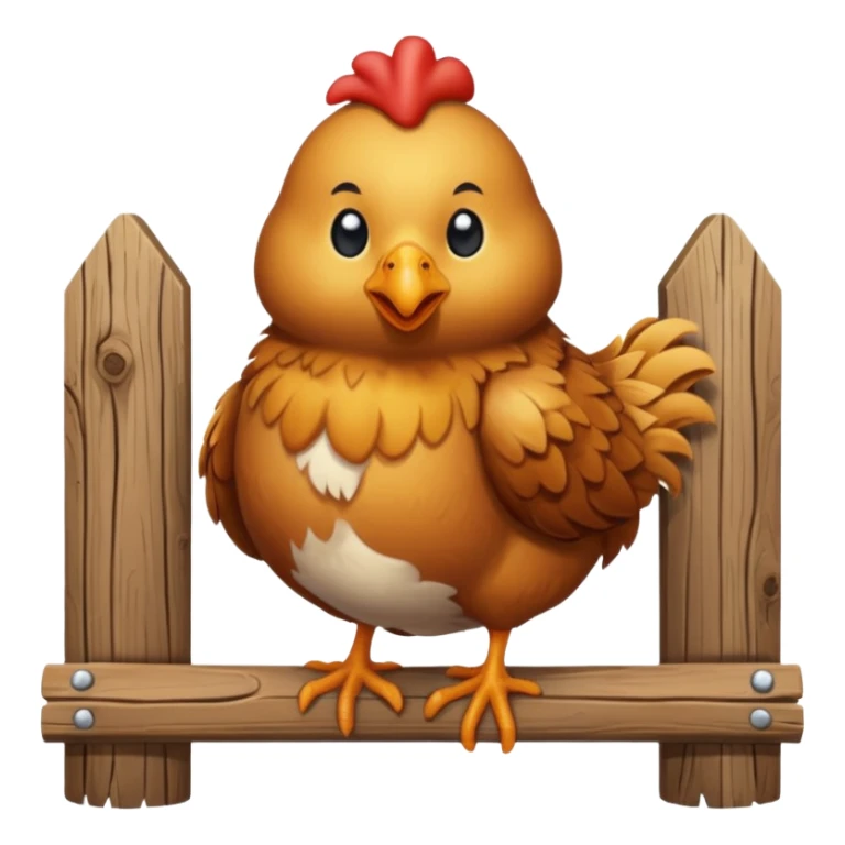 tavuk agicin üstünde otruyor sticker