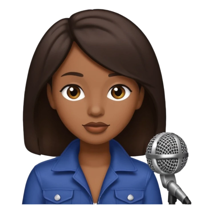 Case, R&B Singer with dark brown hair sticker