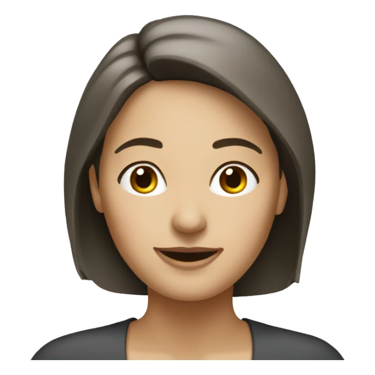 desk reception woman white sticker