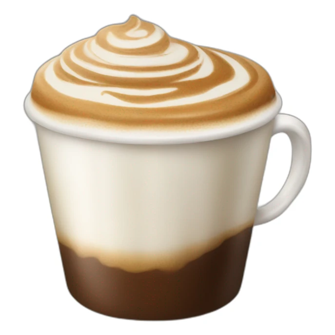 coffee with more cream than coffee sticker