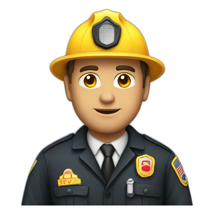 A MALE FIRE INVESTIGATOR sticker