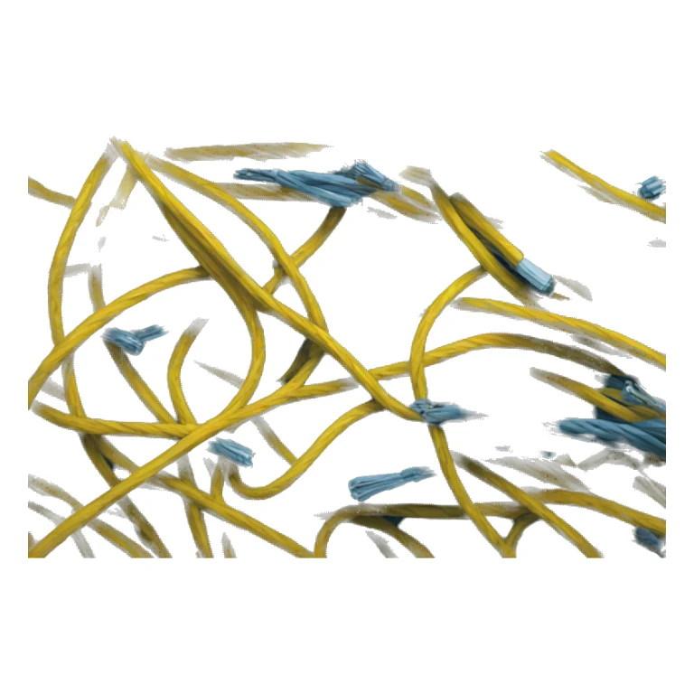 A lot of Unorganized cables sticker