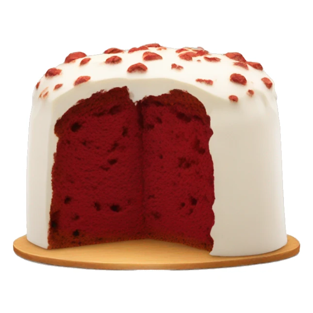 Red velvet panettone  sticker