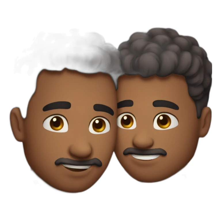 Homosexual couple cuddle love passion sticker