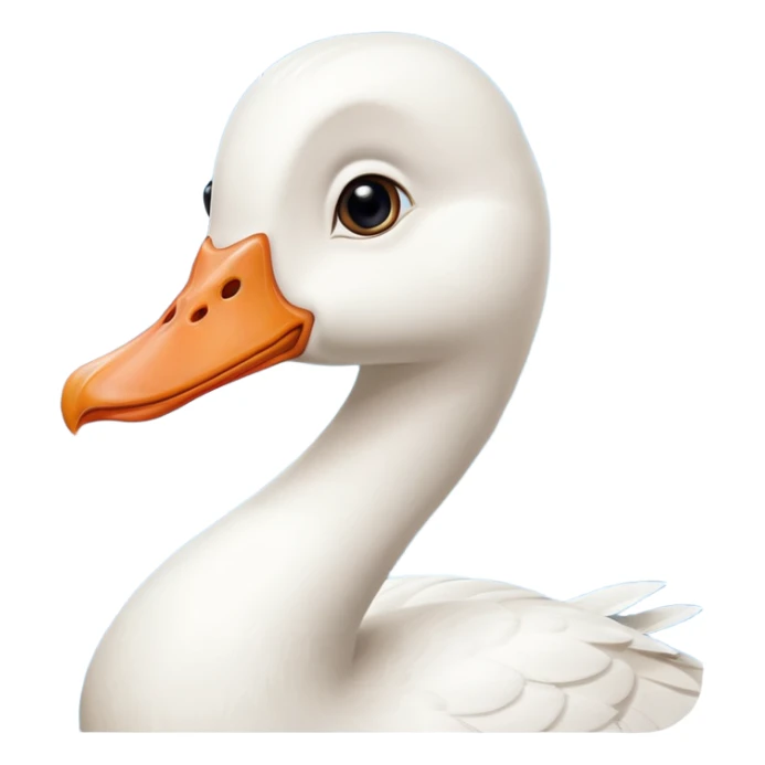 Goofy ahh retarded white Goose  sticker