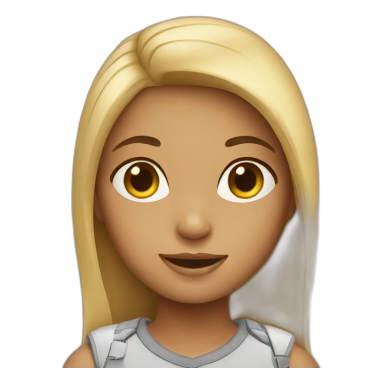 Girl marketing  sticker