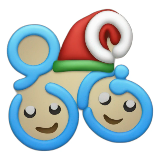 gender symbol christmas sticker