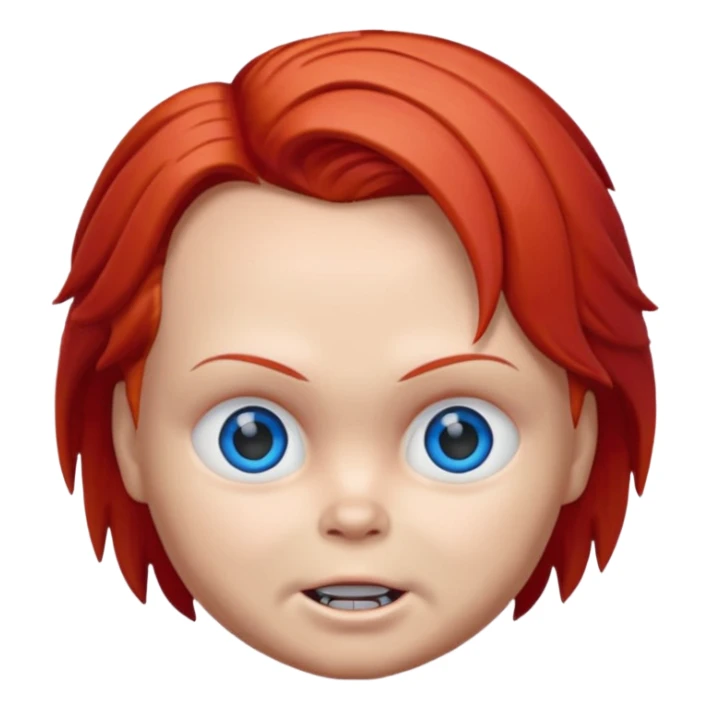 Un emojin de chuky sticker