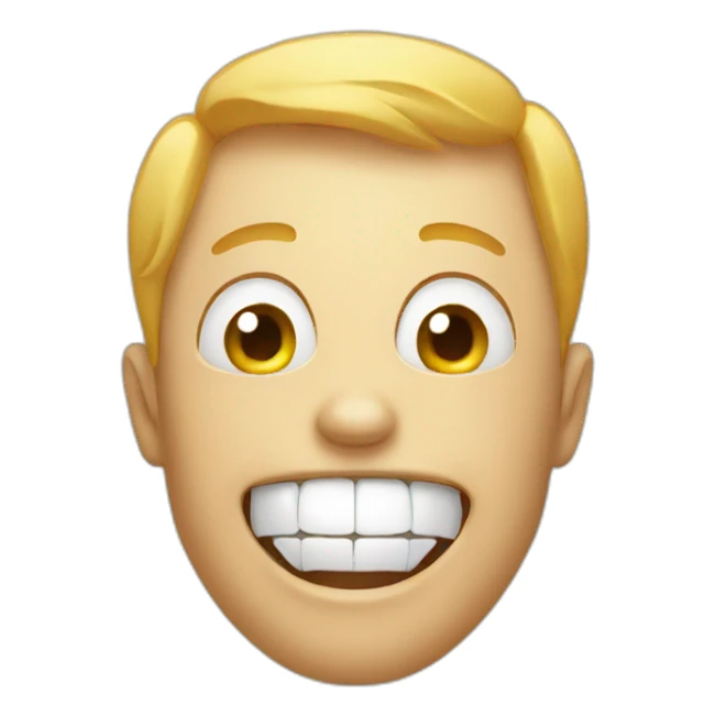 laugh cover mouth sticker