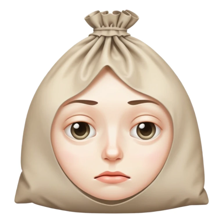tired bags under eyes sticker
