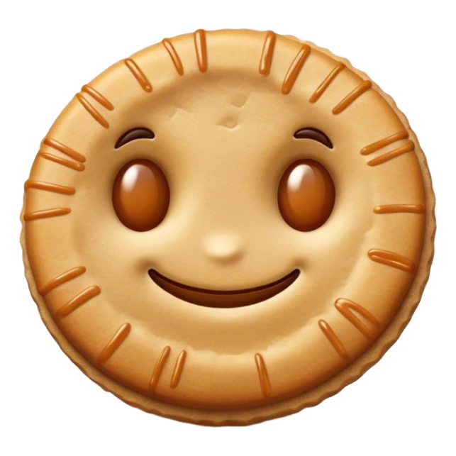 coconut caramel cookie sticker