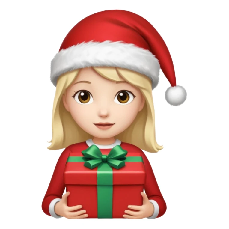 Christmas Girl sticker