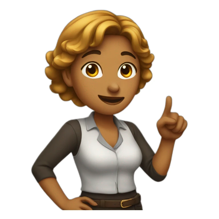 Women-pointing-at-you sticker