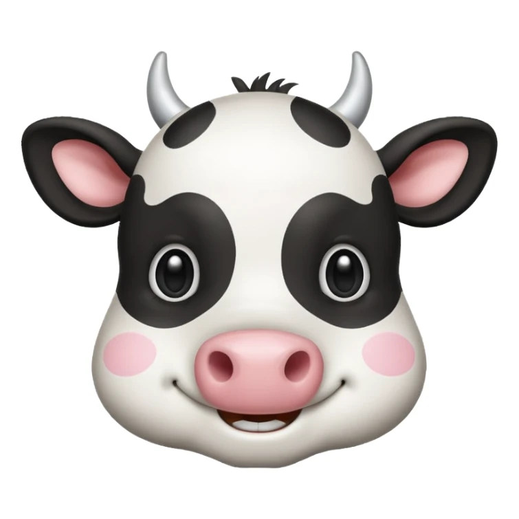 Kawaii cow  sticker