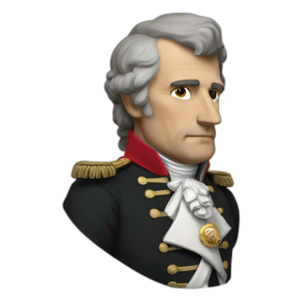 Napoléon avec un fouet sticker