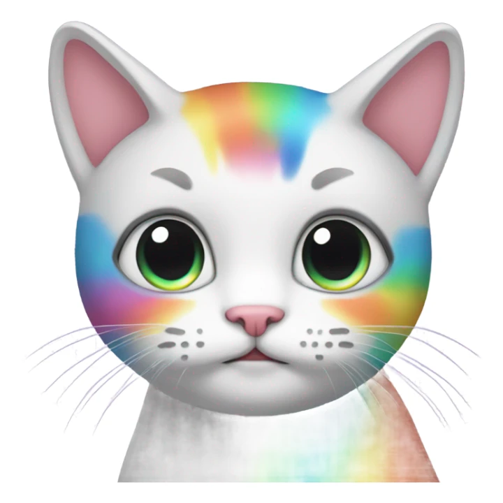 Rainbow cat  sticker