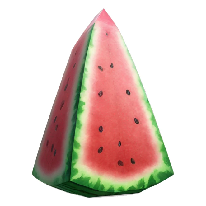 Watermelon tourmaline obelisk sticker