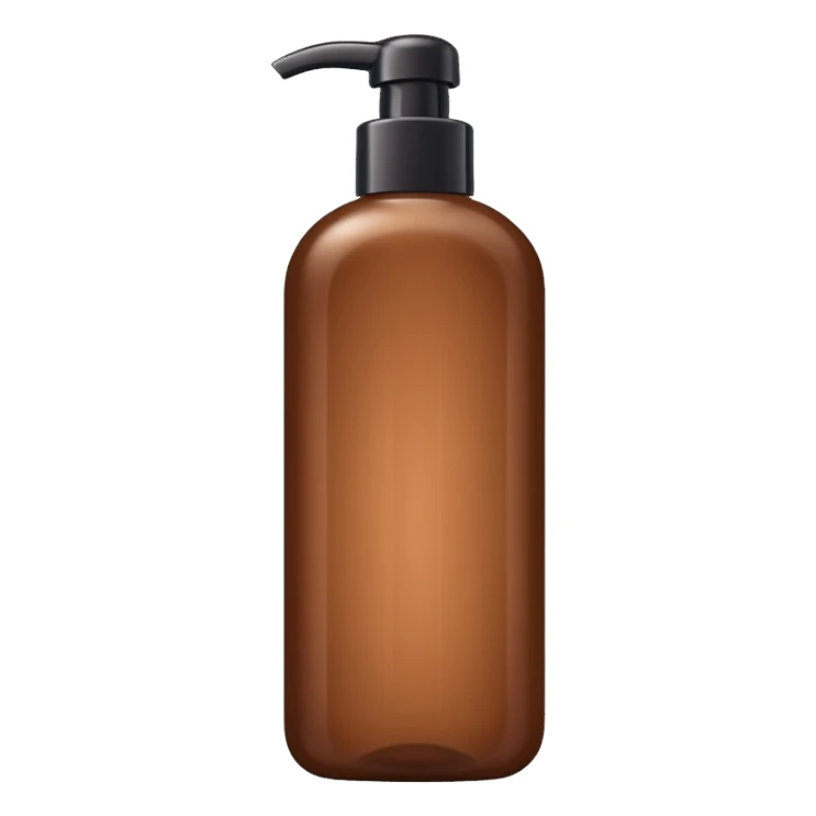 bink and brown shampoo bottle sticker