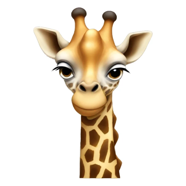Giraffes wearing a hoodie  sticker