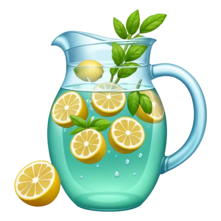 Una jarra de agua de sabor sticker