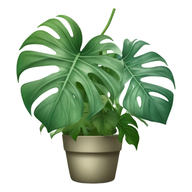 Monstera deliciosa Thai constellation  sticker