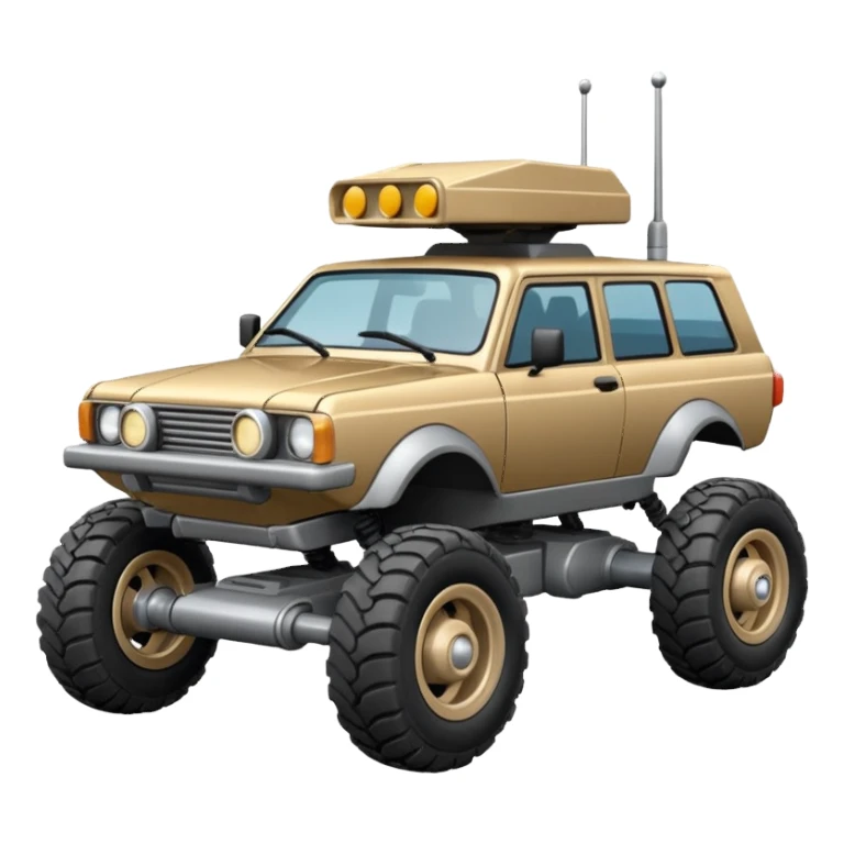 Sojourner – small, boxy rover with 6 wheels sticker