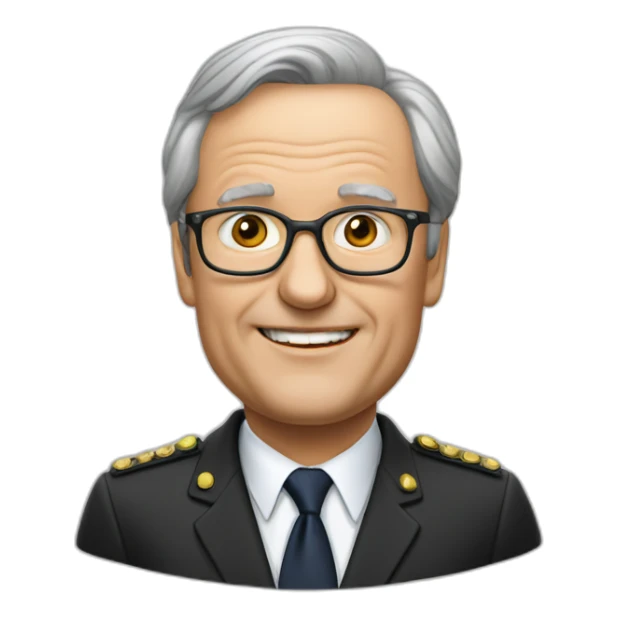 Michel Daerden Belgian politician sticker