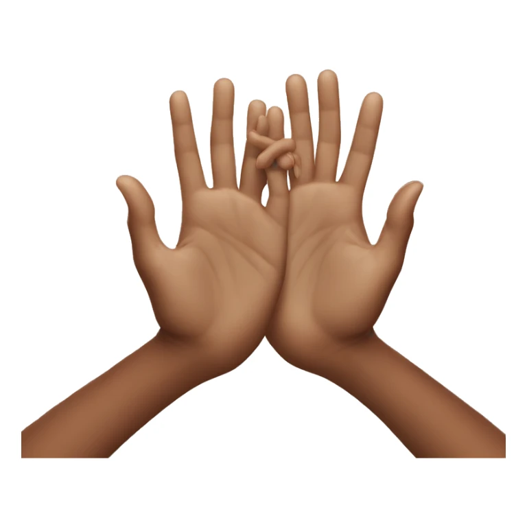 Heart sign with hands sticker